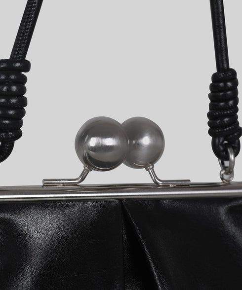 Metal Clasp Soft Bag
