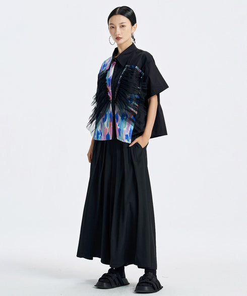 Prism Pleat Blouse