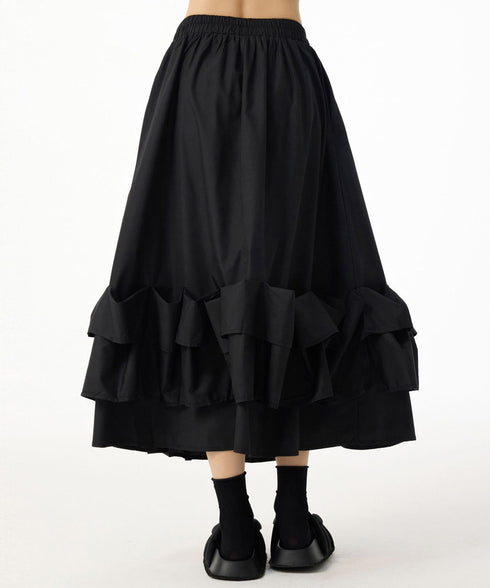 Frill Curve Skirt