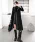 Hood Frame Long Vest