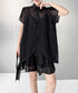 Open Frame Blouse & Shorts Co-ord