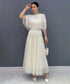 Fringe Veil Top&Skirt Co-ord