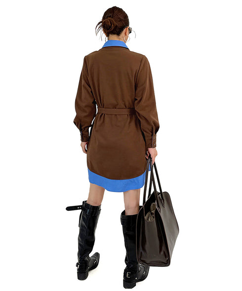 Bicolor Zip Top & Skirt Co-ord