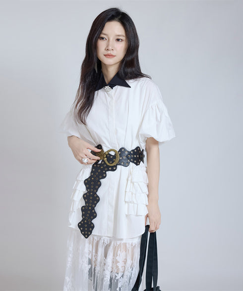 Crest Eyelet Belt