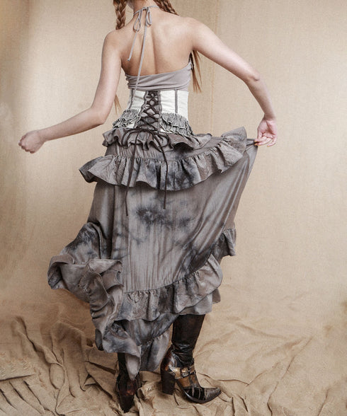 Dark Mist Ruffle Skirt