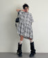 Star Monochrome Check Dress