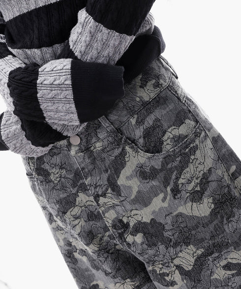 Shadow Camo Wide Pants
