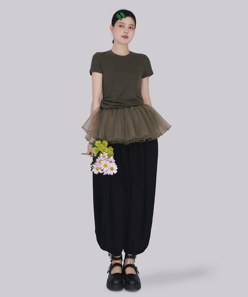 Halo Flare Mini Skirt
