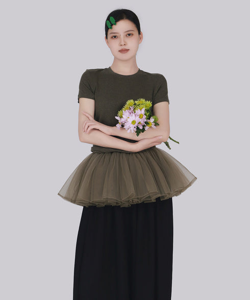 Halo Flare Mini Skirt