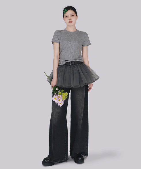 Halo Flare Mini Skirt