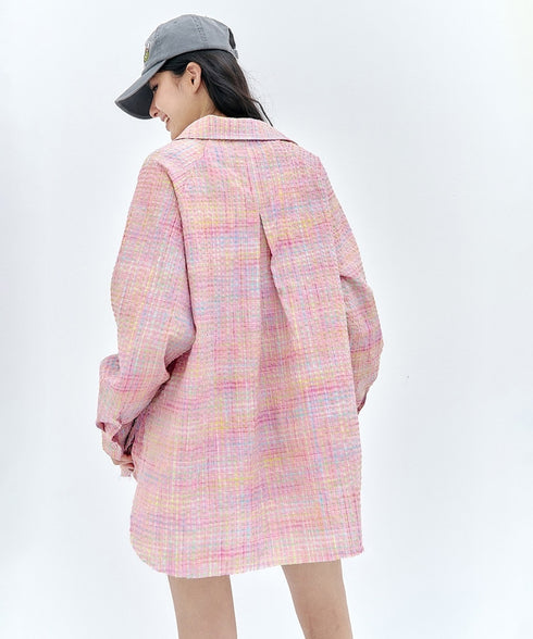 Candy Check Shirt&Skirt Co-ord