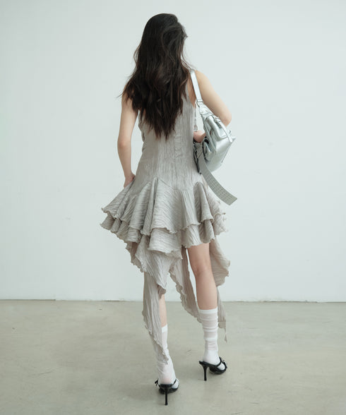 Ripple Flow Petal Dress