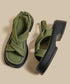 Twist Loop Platform Sandal