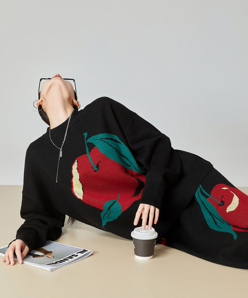 Apple Jacquard Knit Series