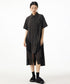 Mesh Panel Flow Dress