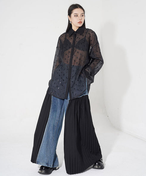 Panel Pleat Pants