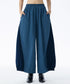 Pleated Contrast Volume Pants