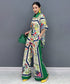 Floral Frame Blouse&Pants Co-ord