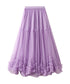 Volume Tiered Tulle Maxi Skirt