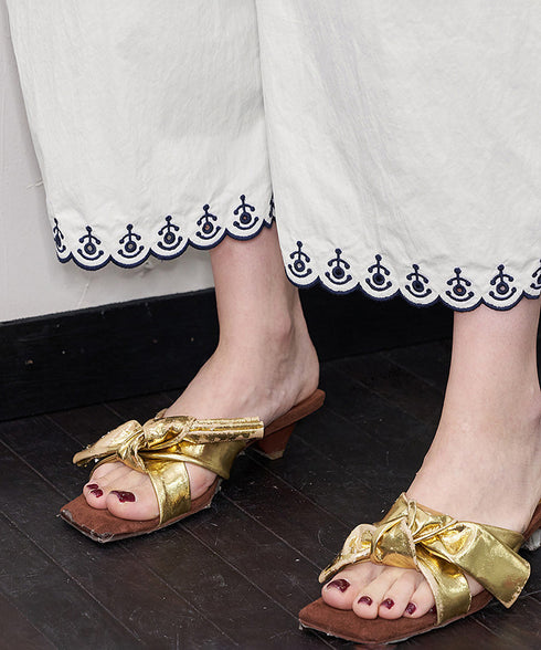 Cloud Hem Balloon Pants