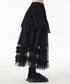 Layered Sheer Mesh Skirt
