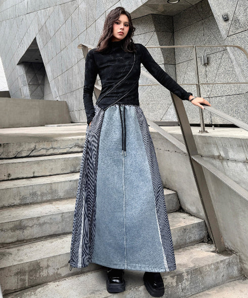 Grid Trace Skirt