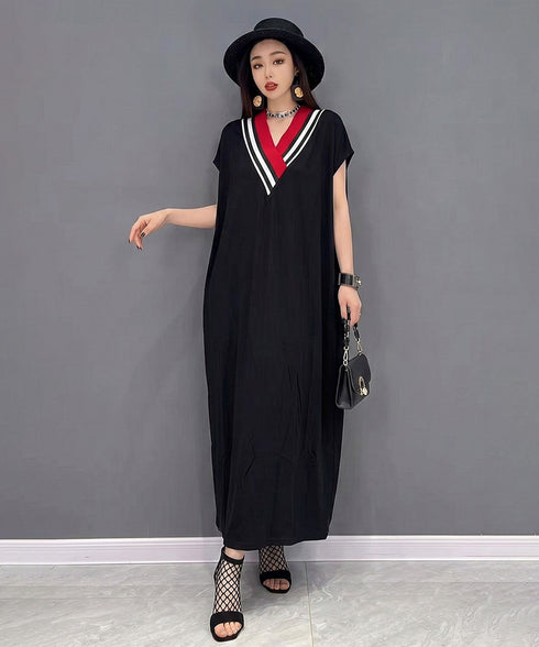 Line Collar Dress