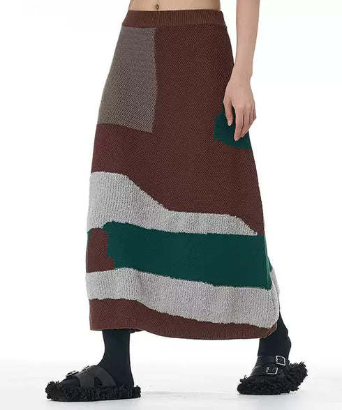 Abstract Block Knit Series