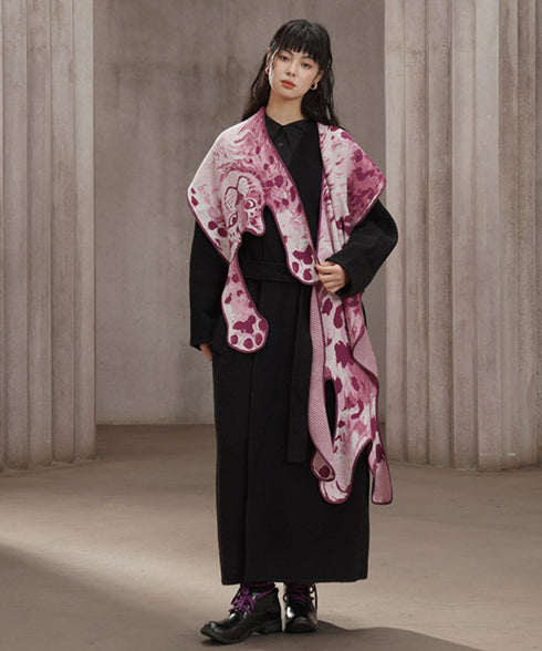 Leopard Art Knit Stole