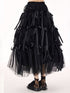 Ribbon Layered Mesh Skirt
