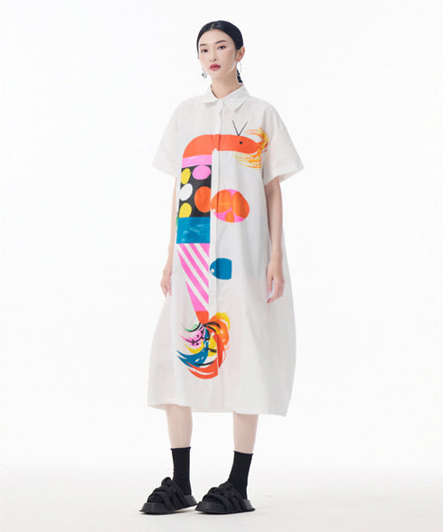 Color Parade Shirt Dress