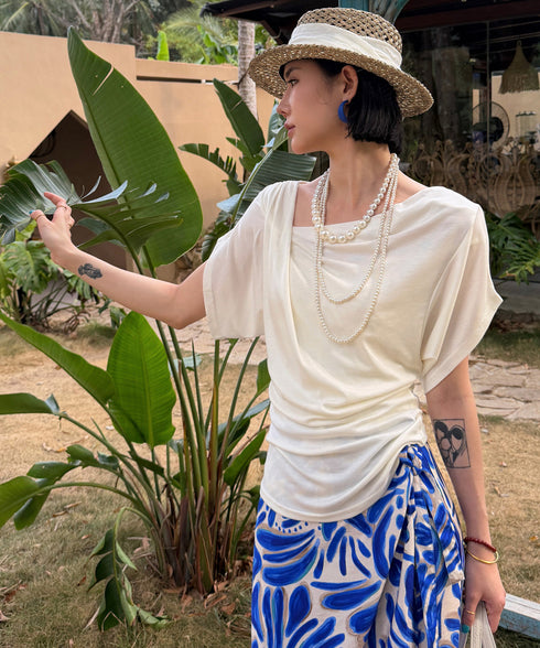Drape Twist Top