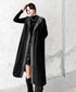 Hood Frame Long Vest