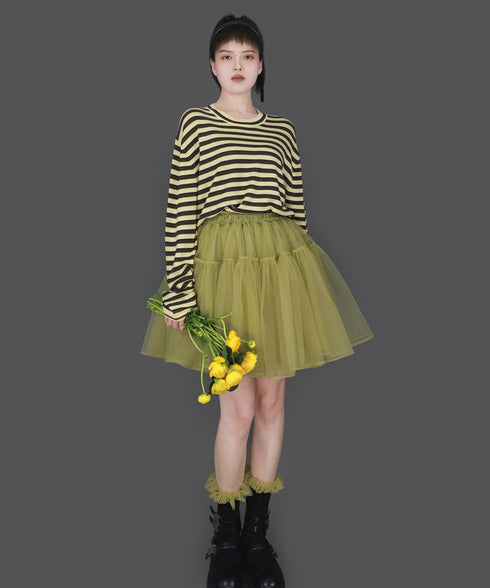 Halo Frill Rib Socks
