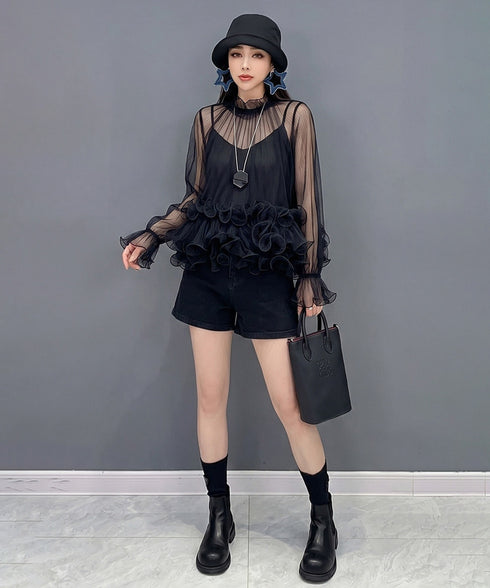 Ruffle Mist Blouse