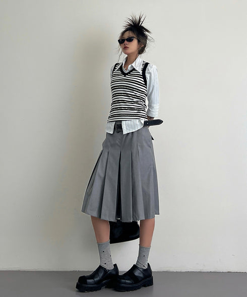 Center Pleat Culottes