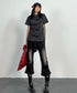 Grid Fold Blouse