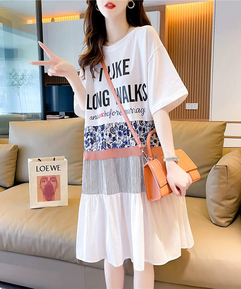 Patch Walk Dress