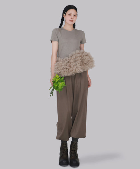 Orphina Ruffle Hem Top