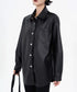 Smooth PU Overshirt