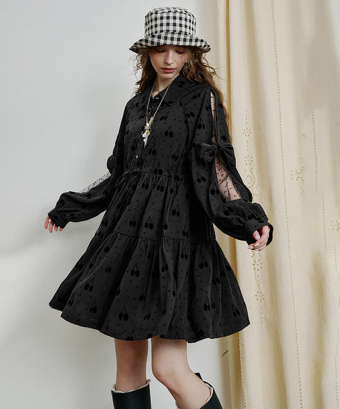 Cherry Veil Dress