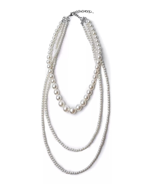 Multi Strand Pearl Necklace
