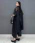 Sheer Panel Asym Cut Blouse