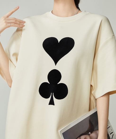 Heart & Club Logo Top