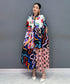 Colorful Panel Pattern Dress