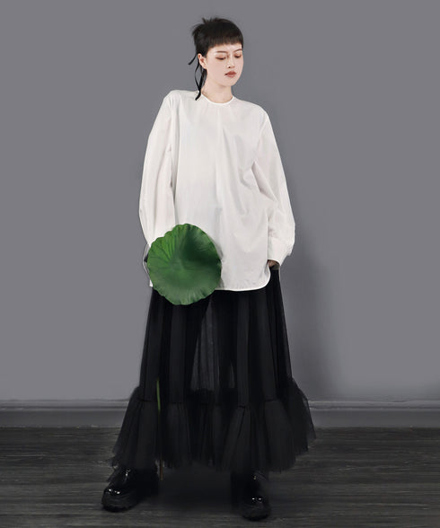 Halo Tier Ruffle Skirt