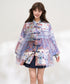 Mosaic Veil Toggle Blouse