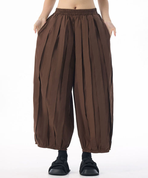 Pleated Volume Balloon Pants