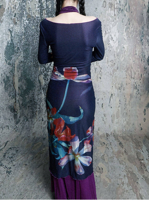 Flora Pleat Dress