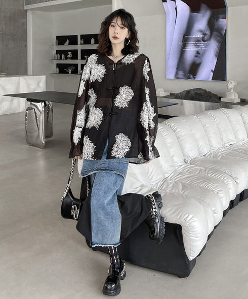 Black Mesh Layered Skirt